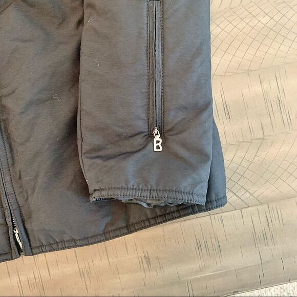 BOGNER Vtg 70s Womens Ski Jacket Winter Coat Size 44 Wool Black Made in Germany - Picture 5 of 8